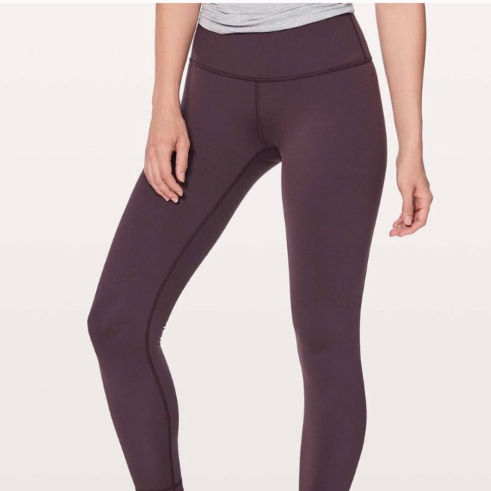 high rise dark cherry cropped wunder under